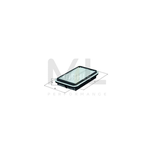 MAHLE ORIGINAL LX 1588 Air Filter Filter Insert | ML Performance Car Parts