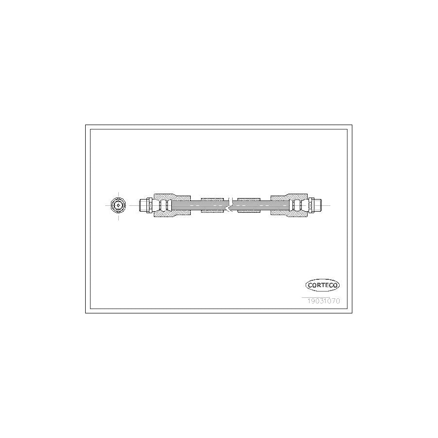 Corteco 19031070 Brake Hose