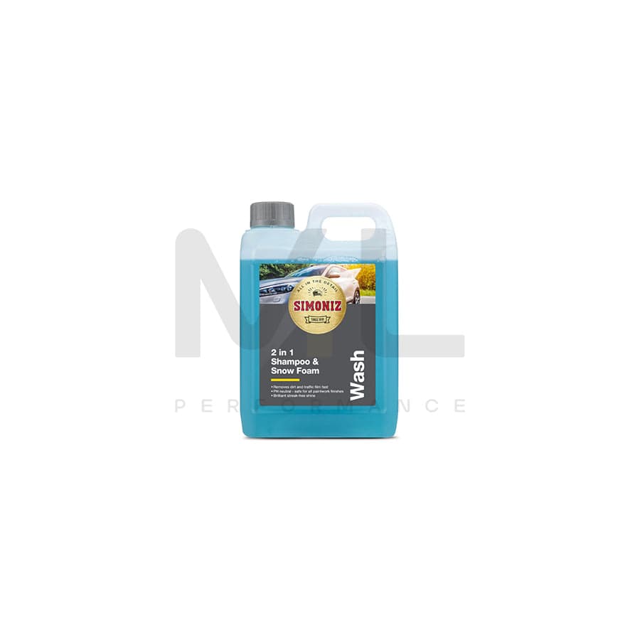 Simoniz 2 in 1 Shampoo & Snow Foam 1L