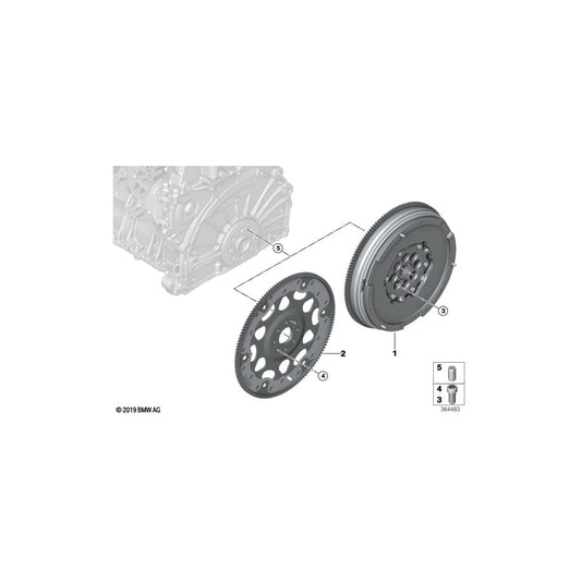 Genuine BMW 11228612144 G29 G01 G11 Flywheel Automatic (Inc. 740dX, X5 30dX & 840dX) | ML Performance US Car Parts