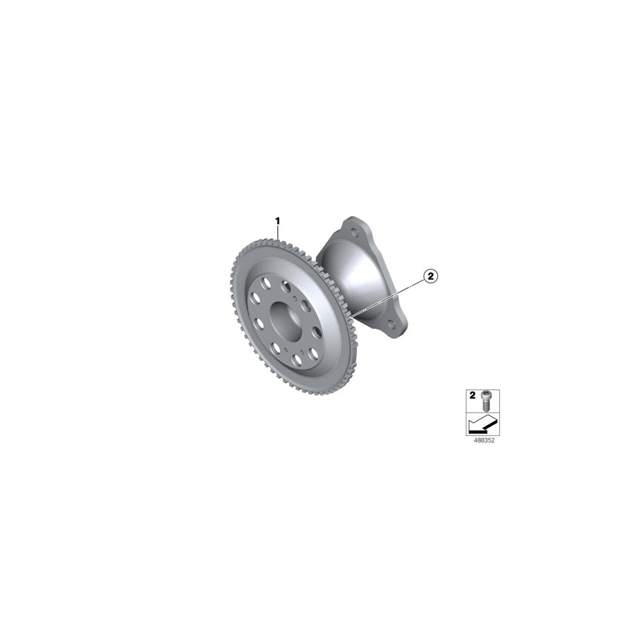 Genuine BMW 11228348674 Isa Screw M12X1.5 L=22 (Inc. M6 GT3) | ML Performance US Car Parts