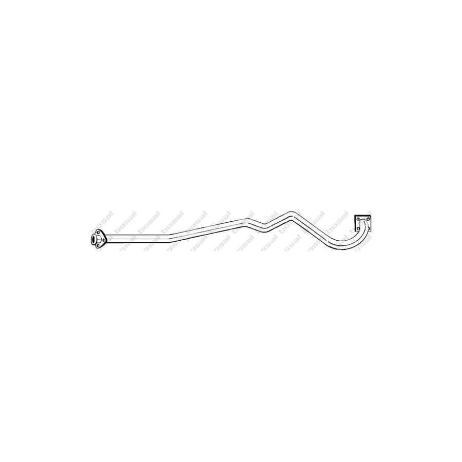 Bosal 811-344 Exhaust Pipe for Land Rover 88/109 (Lr)