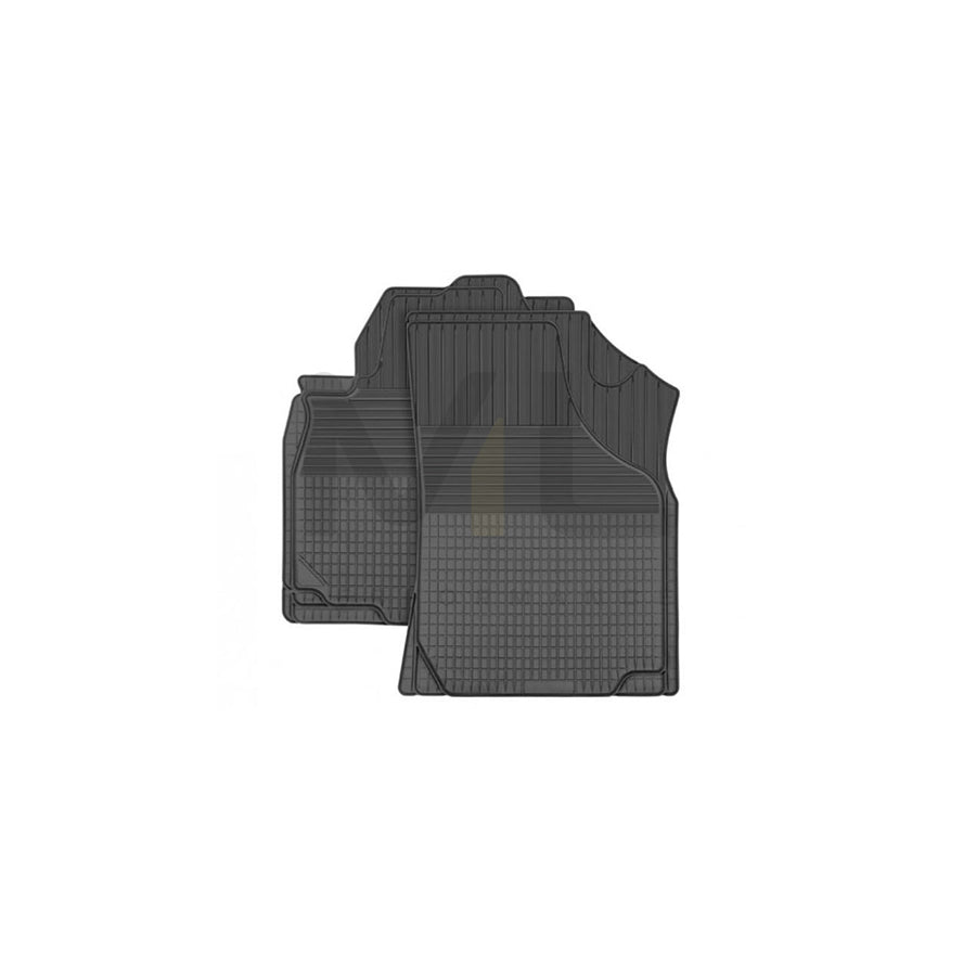 KEGEL 5-8214-785-4010 Floor mat set Elastomer, Front, Quantity: 2, Black