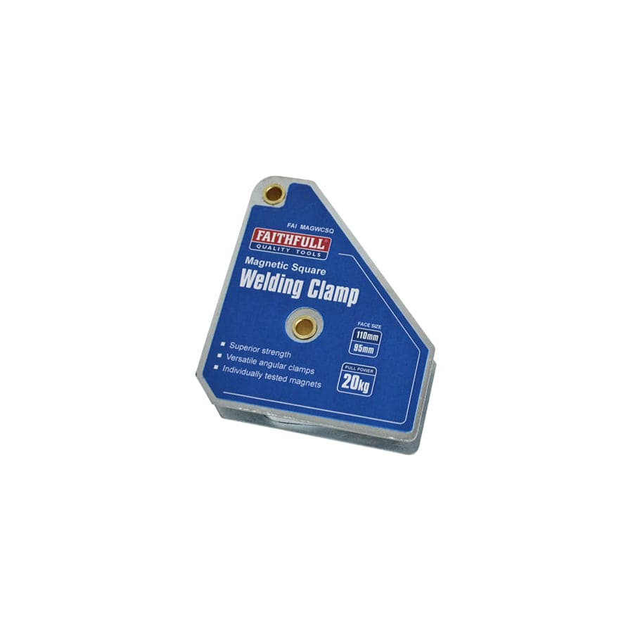 Faithfull FAIMAGWCSQ Welding Magnet Square 100 x 95mm