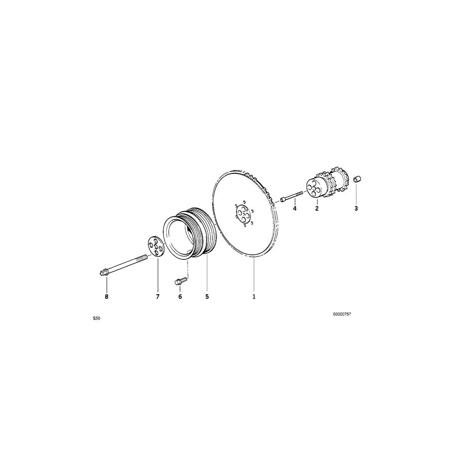 Genuine BMW 11231404819 E36 Vibration Damper (Inc. M3 & Z3 M) | ML Performance US Car Parts