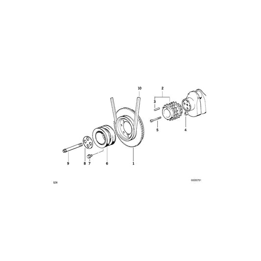 Genuine BMW 11231318076 E34 Vibration Damper (Inc. M5 & M5 3.8) | ML Performance US Car Parts