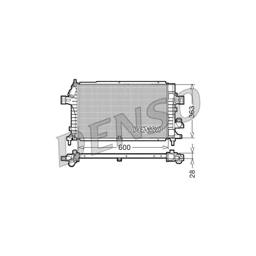 DENSO DRM20100 Engine Radiator