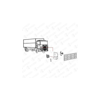 Covind 144/164 Air Deflector, Driver Cab