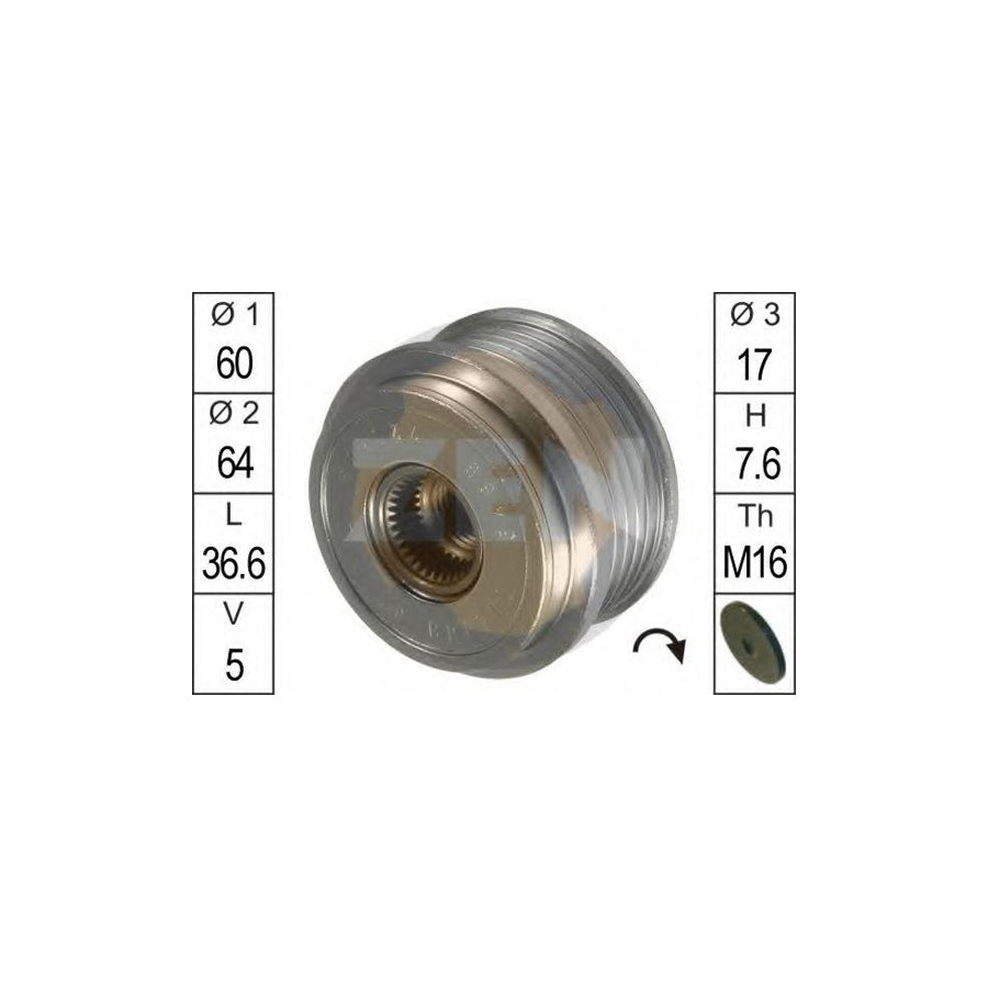 Era 219066 Alternator Freewheel Clutch