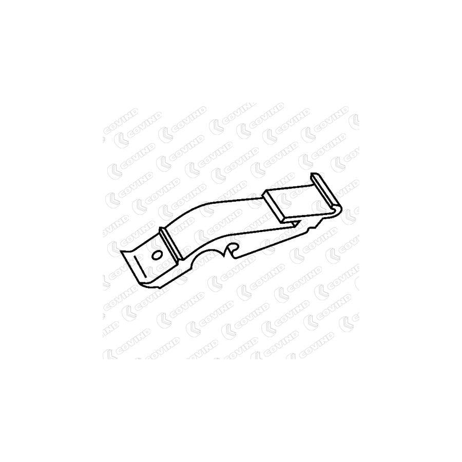 Covind 2Fh/517 Holder, Mudguard