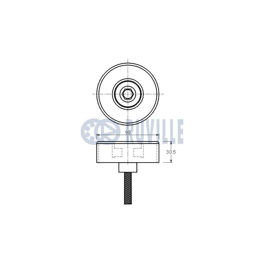 Ruville 987617 Control Arm / Trailing Arm Bush