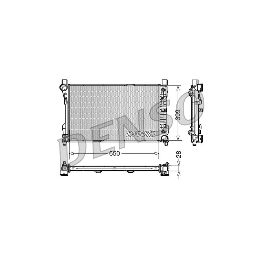DENSO DRM17079 Engine Radiator