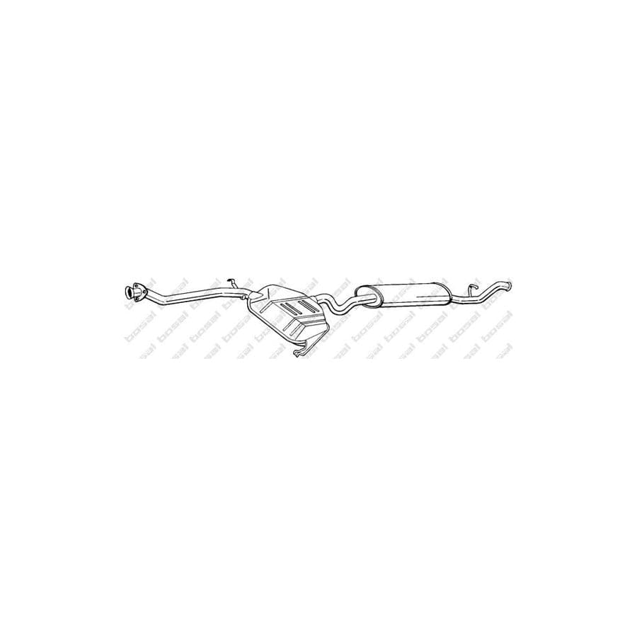 Bosal 286-995 Middle Silencer for Fiat Tipo Hatchback (160)
