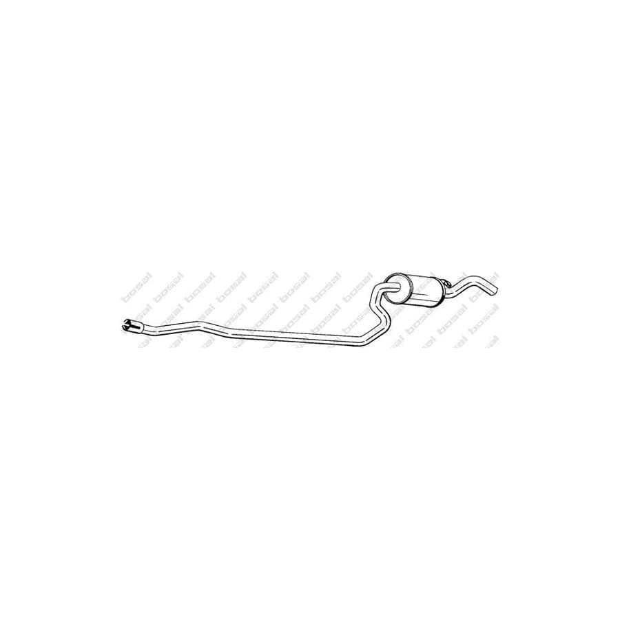 Bosal 286-991 Middle Silencer for Ford Fiesta Mk3 Hatchback (Gfj)