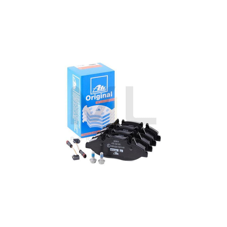 ATE 13.0460-3819.2 Brake pad set incl. wear warning contact, with brake caliper screws