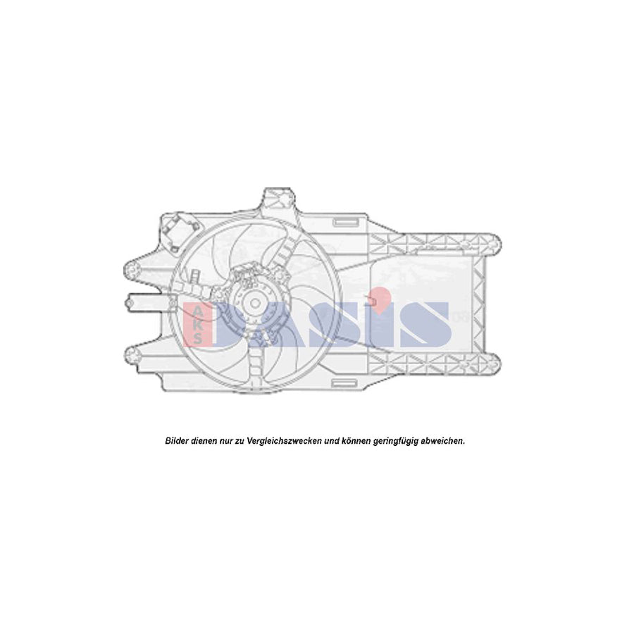 AKS Dasis 088041N Fan, Radiator
