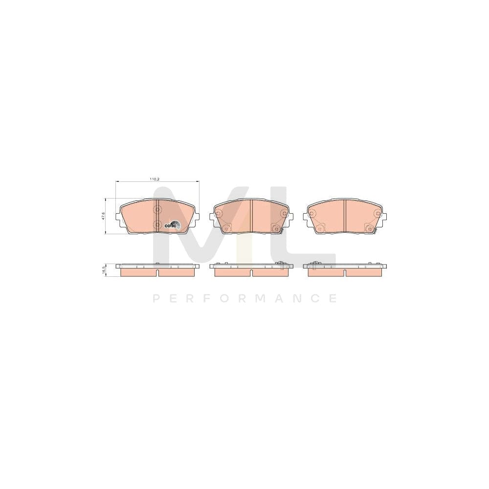 TRW Gdb3535 Brake Pad Set For Kia Picanto Ii (Ta) Cotec, With Acoustic Wear Warning, With Accessories | ML Performance Car Parts