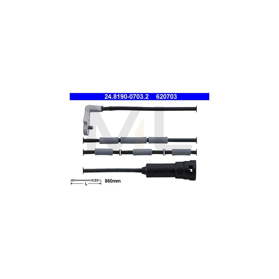 ATE 24.8190-0703.2 Brake pad wear sensor