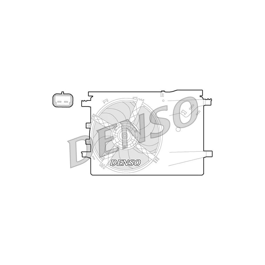 DENSO DER09058 Fan, Radiator