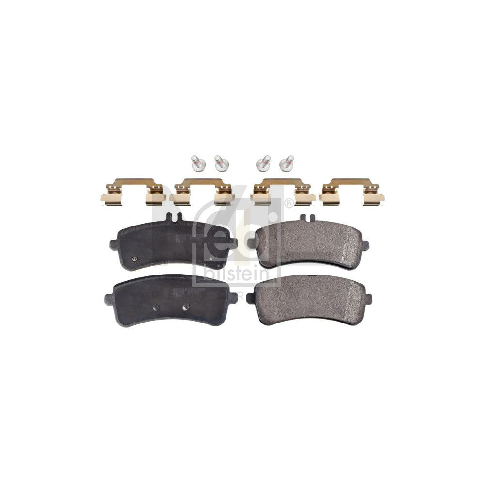 Febi Bilstein 16969 Brake Pad Set Rear Axle, With Attachment Material