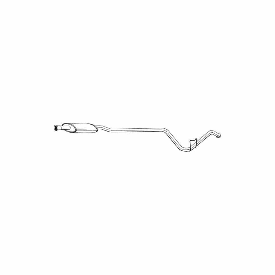 Bosal 287-163 Middle Silencer for Renault Rapid Van (F40, G40)