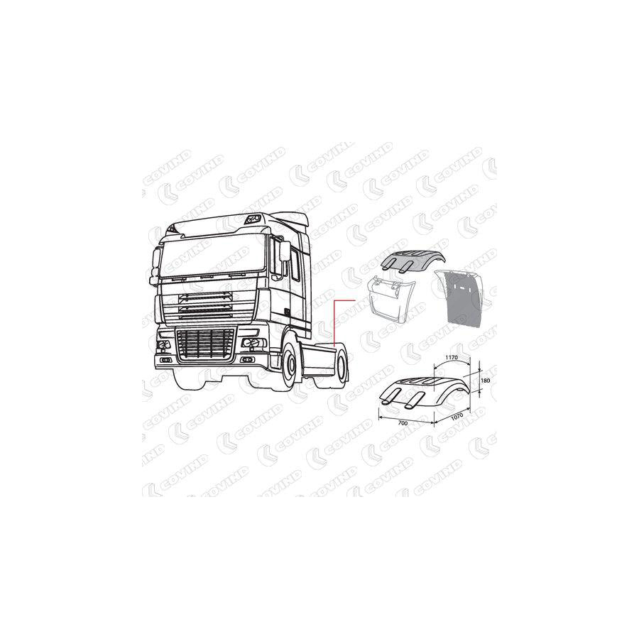 Covind Xf5/520 Wing Fender