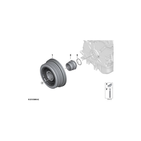 Genuine BMW 11232248520 E38 Vibration Damper (Inc. 730d) | ML Performance UK Car Parts