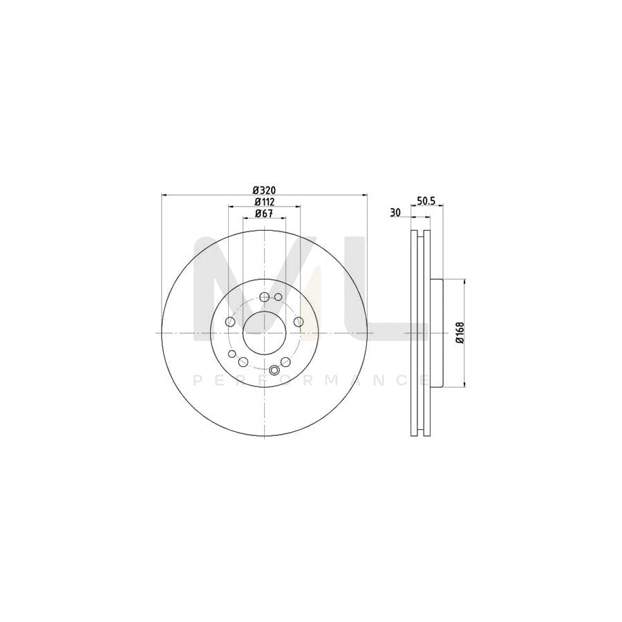 TEXTAR 92064100 Brake Disc Internally Vented, without wheel hub, without wheel studs | ML Performance Car Parts