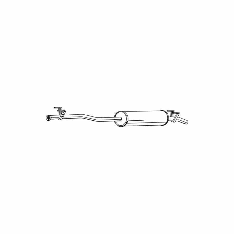 Bosal 287-355 Middle Silencer Suitable for Mercedes-Benz Sprinter