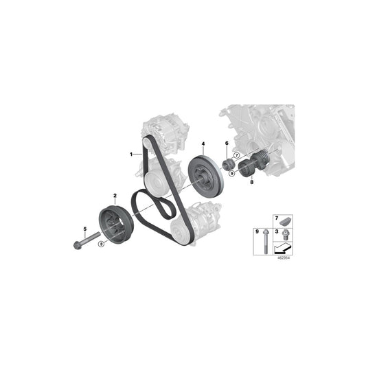 Genuine BMW 11237646900 G12 G30 G11 Vibration Damper (Inc. 750LiX 4.0, 750iX & X5 50iX) | ML Performance US Car Parts