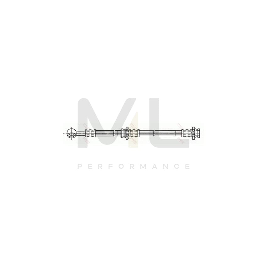 TRW PHD497 Brake Hose for NISSAN PRIMERA 595mm, M10x1 | ML Performance Car Parts