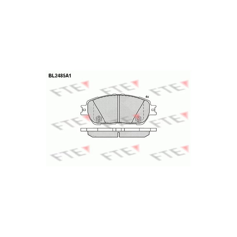 FTE Bl2485A1 Brake Pad Set