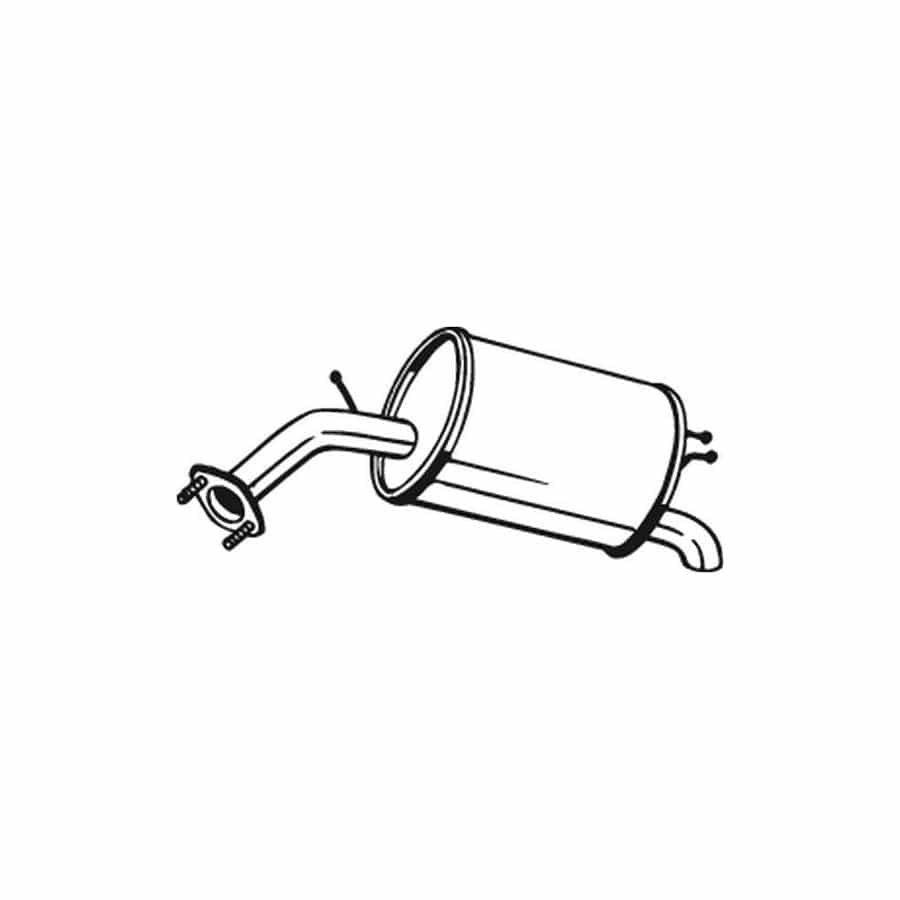 Bosal 128-007 Rear Silencer for Chevrolet Spark (M300)