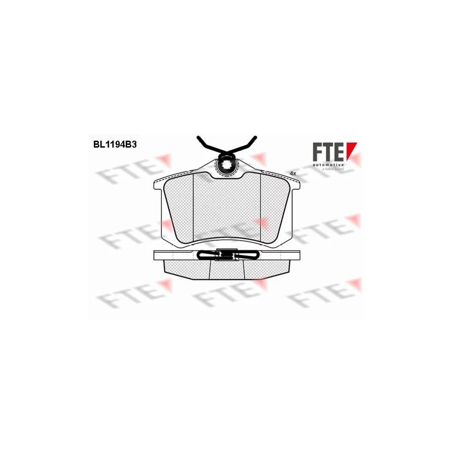 FTE 9010054 Brake Pad Set