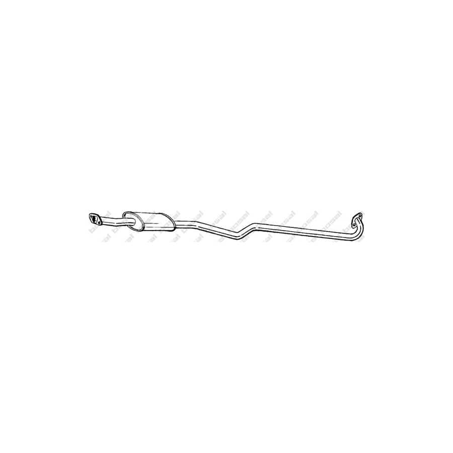 Bosal 287-427 Middle Silencer for Toyota Corolla
