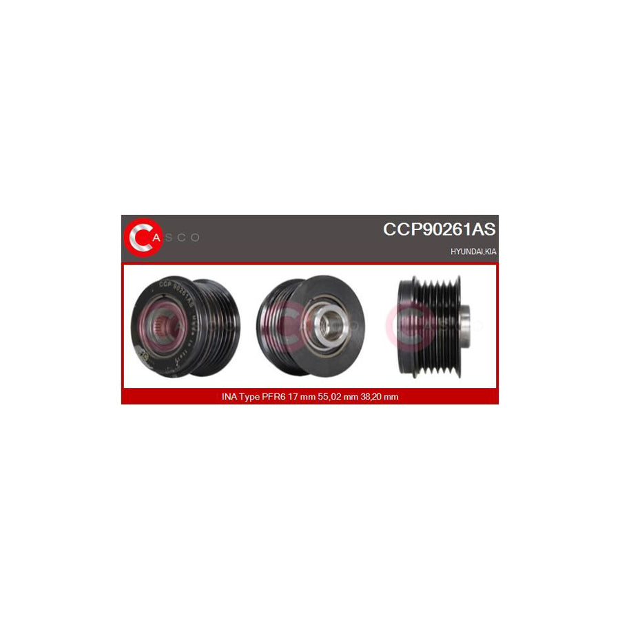 Casco Ccp90261As Pulley, Alternator