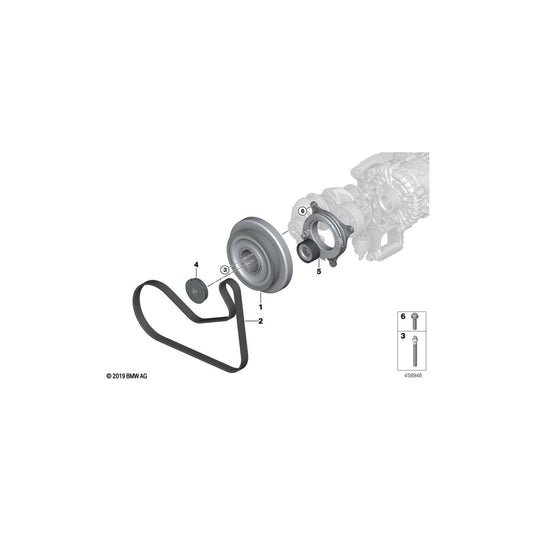 Genuine BMW 11238571269 G21 G06 G30 Vibration Damper (Inc. 530d, 630d & 330d) | ML Performance US Car Parts