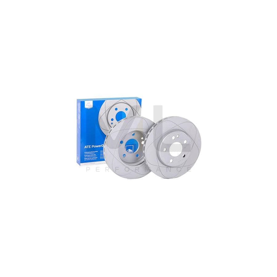 ATE PowerDisc 24.0325-0167.1 Brake Disc Vented, Coated, Alloyed / High-carbon, with bolts/screws  - 1 piece