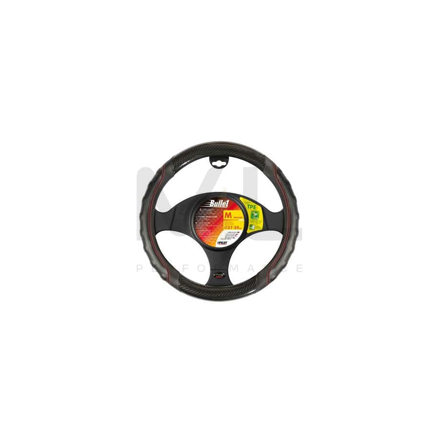 PILOT Bullet 32975 Steering wheel cover Ø: 37-39cm, Leatherette, TPE (thermoplastic elastomer)