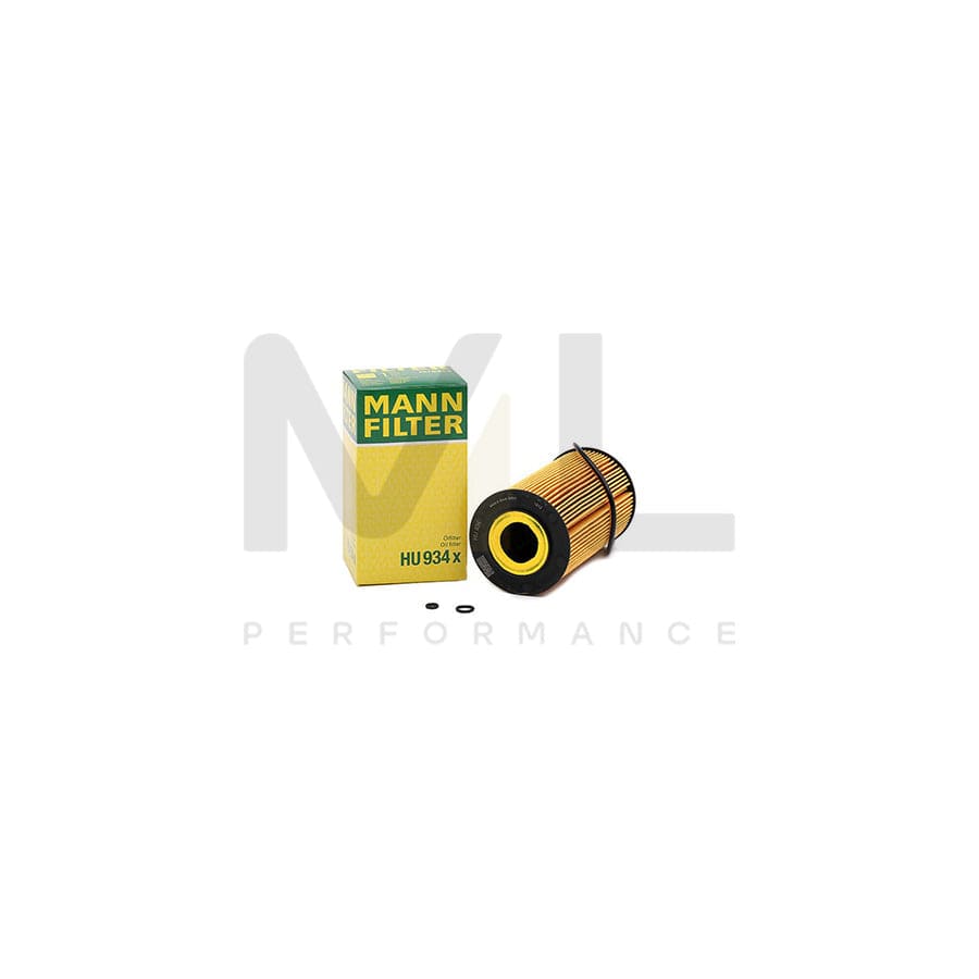 MANN-FILTER HU 934 x Oil Filter with seal, Filter Insert