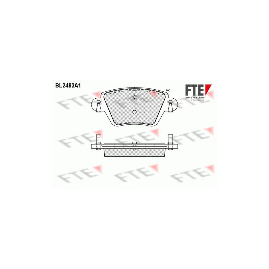 FTE Bl2483A1 Brake Pad Set