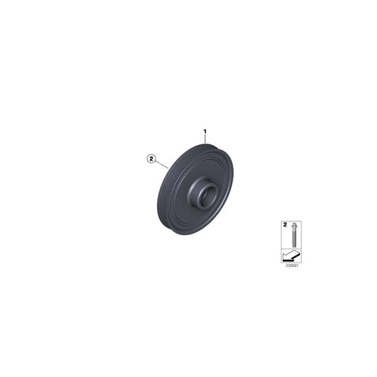 Genuine BMW 11238477129 Vibration Damper (Inc. Cooper SD ALL4, Cooper SD & Cooper D ALL4 1.6) | ML Performance US Car Parts