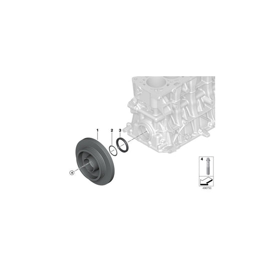 Genuine BMW 11238092385 Friction Disk (Inc. X3 M & X4 M) | ML Performance US Car Parts
