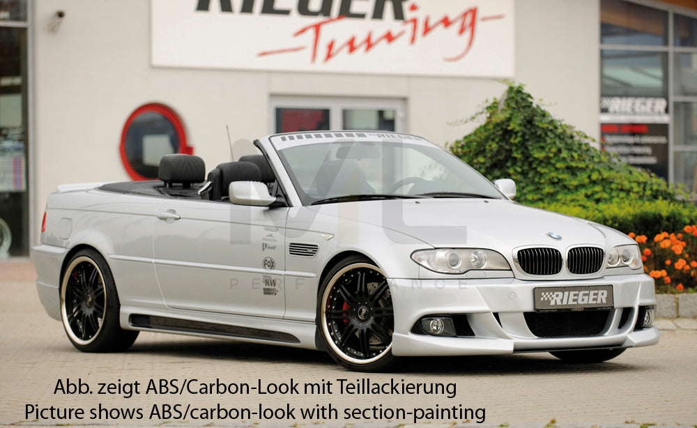 Rieger 00050246 BMW 3 Series E46 Side Skirt (Inc. M3) 3 | ML Performance UK Car Parts