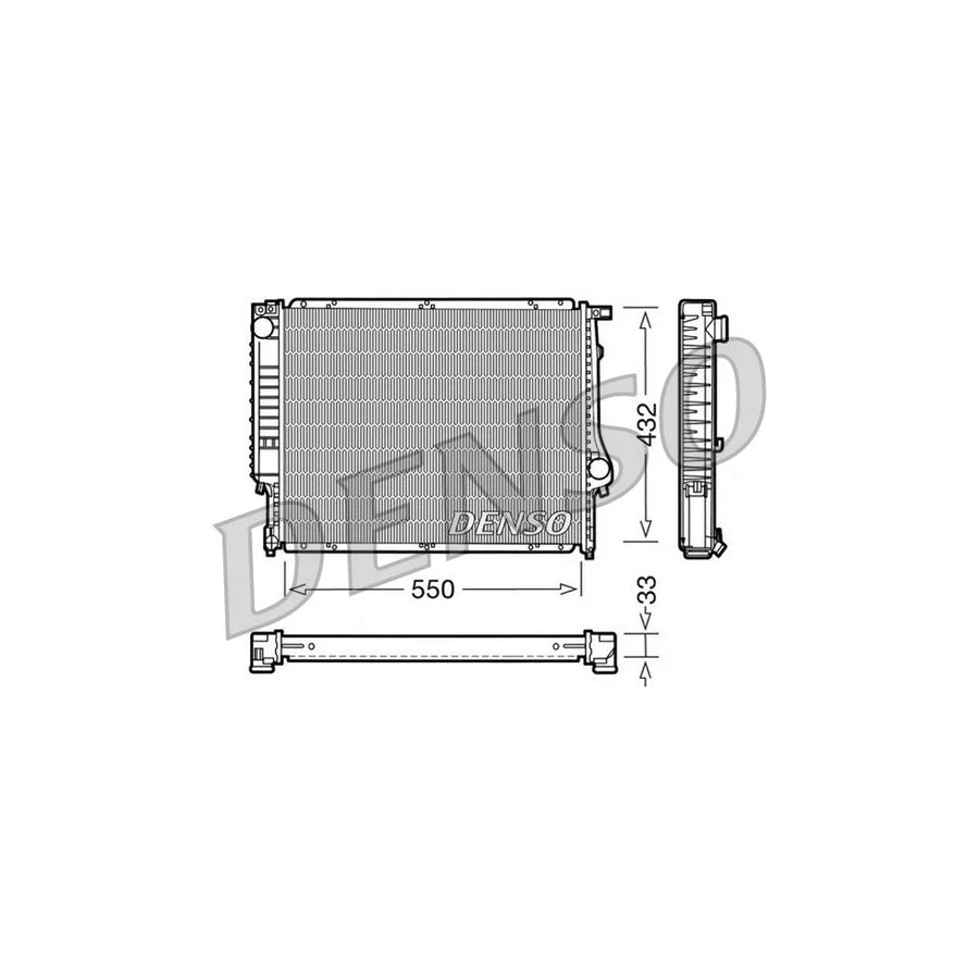 DENSO DRM05023 Engine Radiator