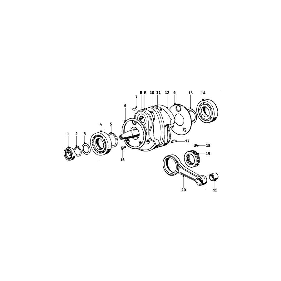 Genuine BMW 11240017158 Ax-Bearing Cage (Inc. R68, R67/2/3 & R67) | ML Performance US Car Parts