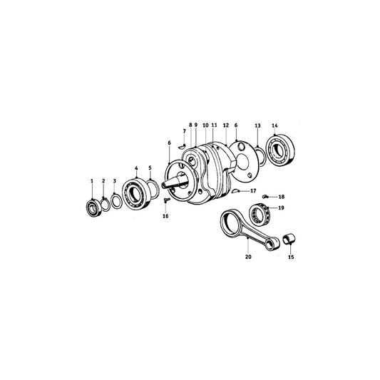 Genuine BMW 11240017158 Ax-Bearing Cage (Inc. R68, R67/2/3 & R67) | ML Performance US Car Parts