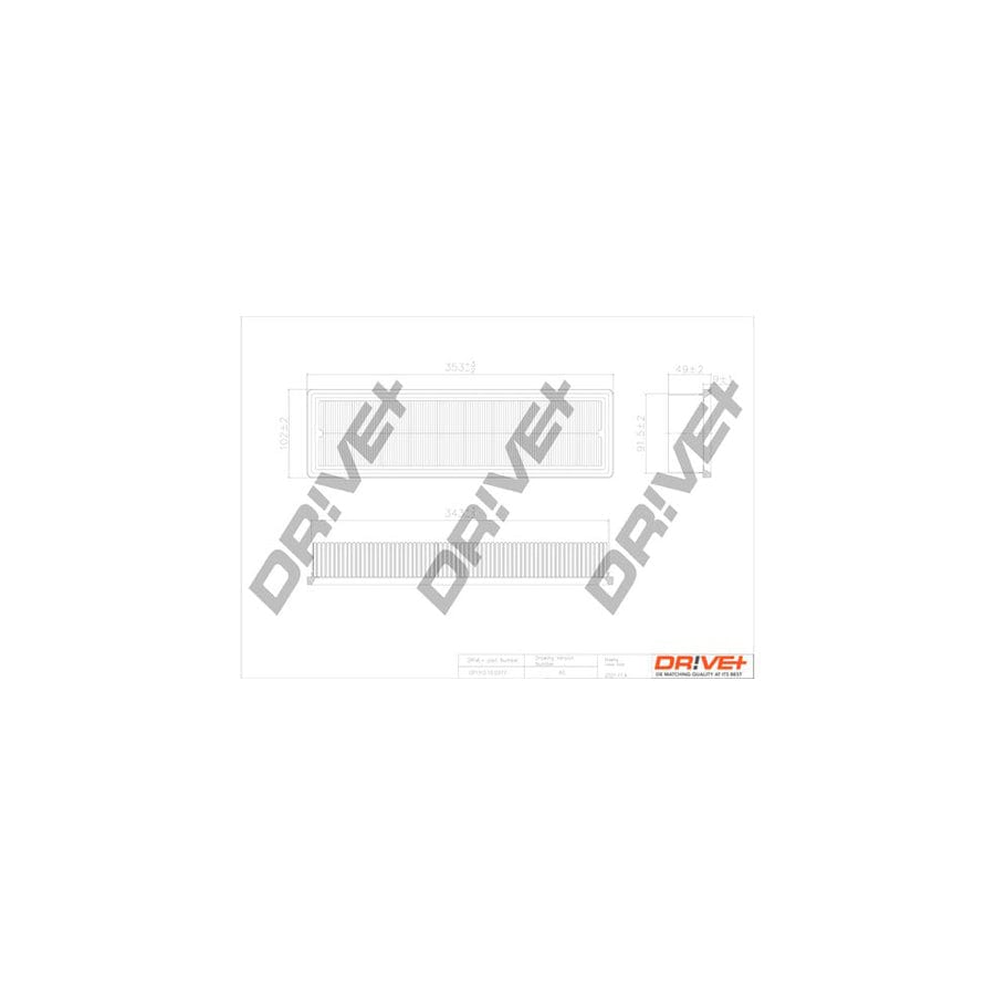 Dr!Ve+ Dp1110.10.0377 Air Filter