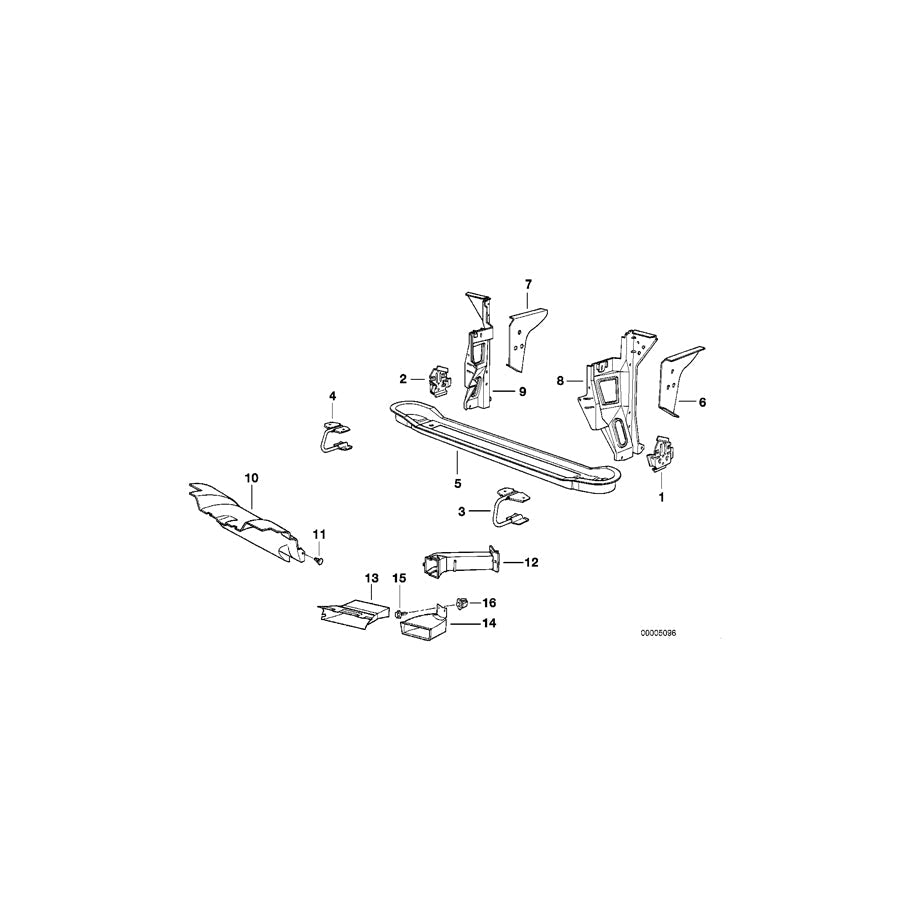 Genuine BMW 51718113329 E32 Air Intake Tube (Inc. 750i, 750iL & 750iLS) | ML Performance US Car Parts