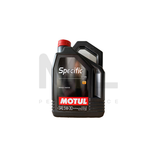 Motul Specific Renault 0720 5w-30 Fully Synthetic Car Engine Oil 5l | Engine Oil | ML Car Parts UK | ML Performance